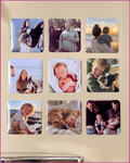 Set of 9 Tiny Keeps Personalised Photo Magnets